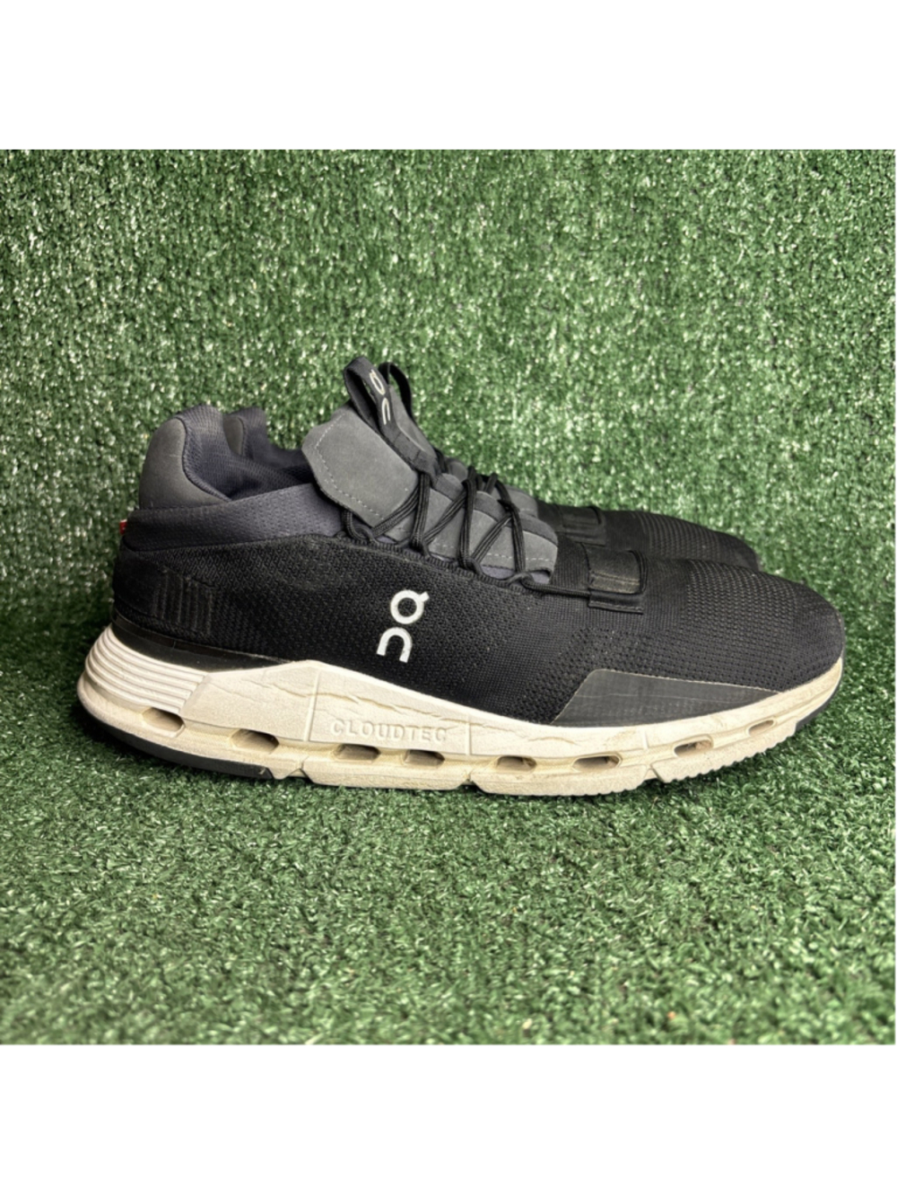 OnCloud CloudNova Running Sneakers‎ 26.99116 Black Eclipse Men's Size 11